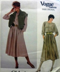 2991 CHLOE COLLAR SS JACKET, LONG FLARE DRESS PATTERN 10
